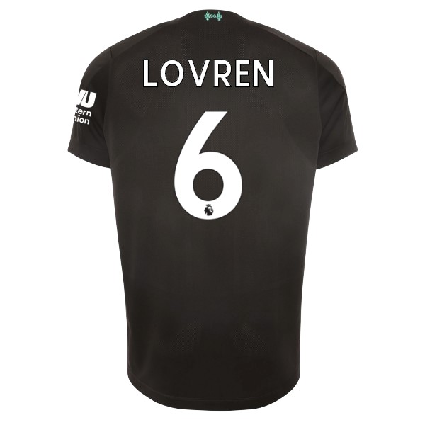 Camiseta Liverpool NO.6 Lovren 3ª 2019-2020 Negro